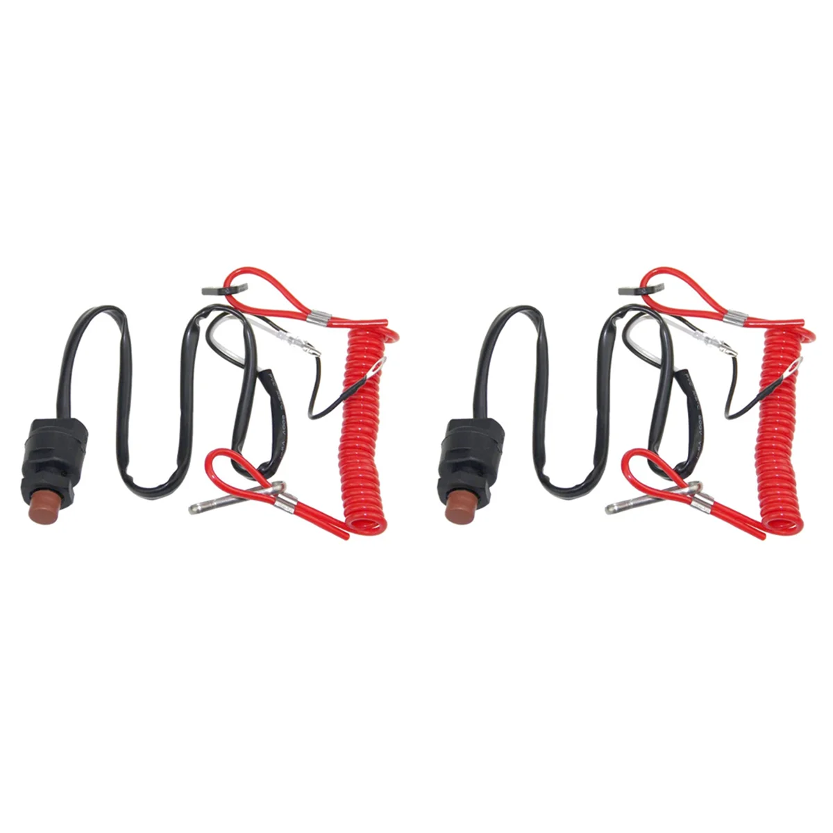 2X подвесной выключатель, для Yamaha Tohatsu, аварийный выключатель аварийного отключения, предохранительный трос, защита ремешка 
2X подвесной выключатель, для Yamaha Tohatsu, аварийный выключатель аварийного отключения, предохранительный трос, защита ремешка