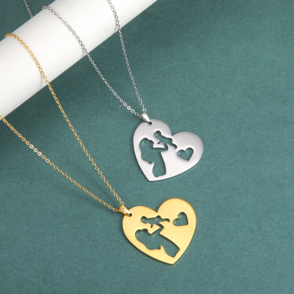 Love Hollow Mother's Day Necklace Parent-child Chain Family Gift for Mother and Wife 2023 Stainless Steel Set Jewelry Accessorie
Love Hollow Mother's Day Necklace Parent-child Chain Family Gift for Mother and Wife 2023 Stainless Steel Set Jewelry Accessorie