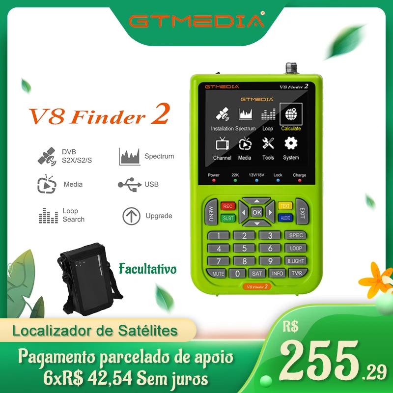 GTMEDIA V8 Finder 2, спутниковый искатель сигнала, устройство для поиска света/S2/S2X Digital 1080P HD H.264 VS ST5150 V8 Finder PRO WS6933 WS6980 для Бразилии
GTMEDIA V8 Finder 2, спутниковый искатель сигнала, устройство для поиска света/S2/S2X Digital 1080P HD H.264 VS ST5150 V8 Finder PRO WS6933 WS6980 для Бразилии