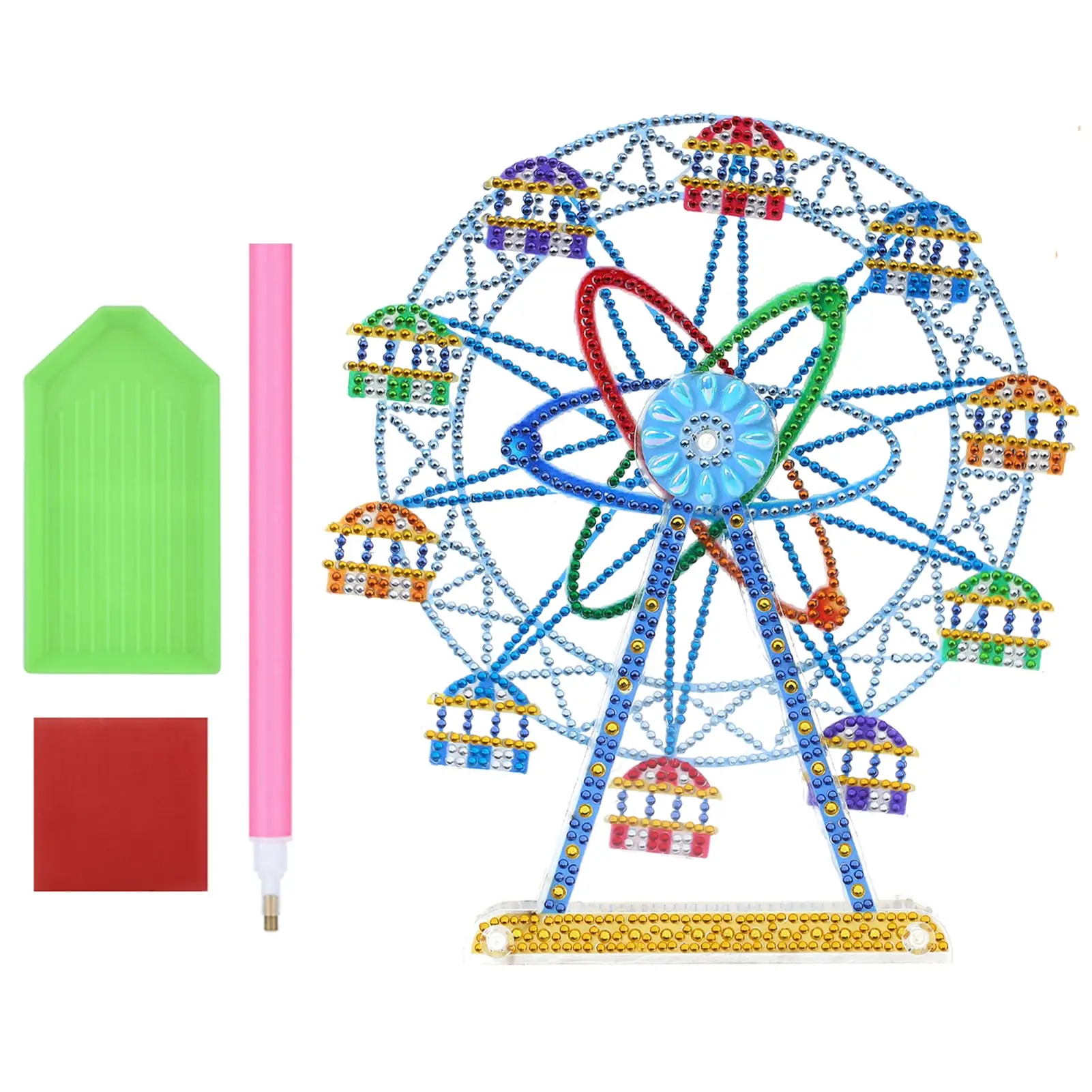 DIY 5D Diamond Ferris Wheel Painting Kits Diamond Art Kits Embroidery Craft Full Drill Set For Adults Or Kids For Home Wall Deco
DIY 5D Diamond Ferris Wheel Painting Kits Diamond Art Kits Embroidery Craft Full Drill Set For Adults Or Kids For Home Wall Deco