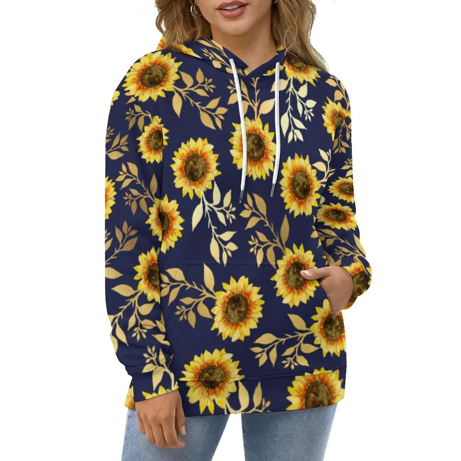 Elegant Floral Print Hoodies Sunflowers Leaf Streetwear Oversized Pullover Hoodie Aesthetic Custom Casual Hooded Sweatshirts
Elegant Floral Print Hoodies Sunflowers Leaf Streetwear Oversized Pullover Hoodie Aesthetic Custom Casual Hooded Sweatshirts
