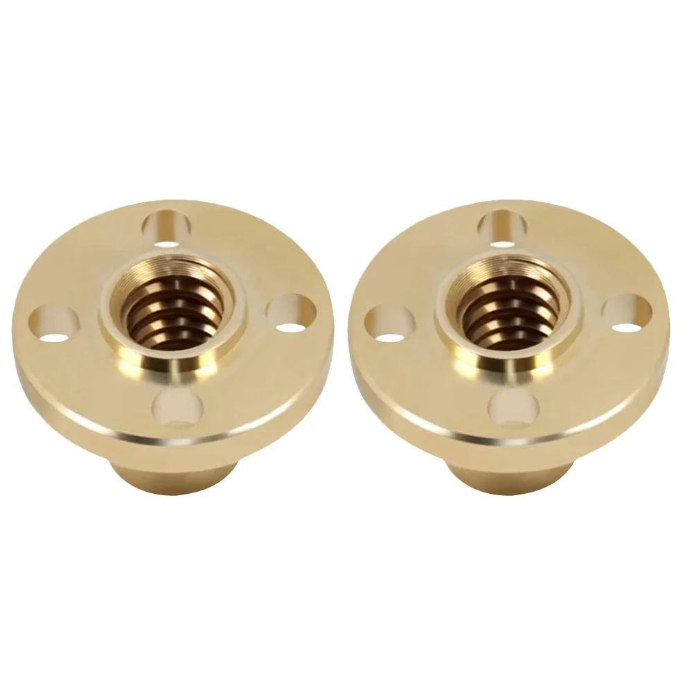 2 Pcs 3d DIY T8 Screw Nut Brass Fittings Elimination Gap Copper Component
2 Pcs 3d DIY T8 Screw Nut Brass Fittings Elimination Gap Copper Component