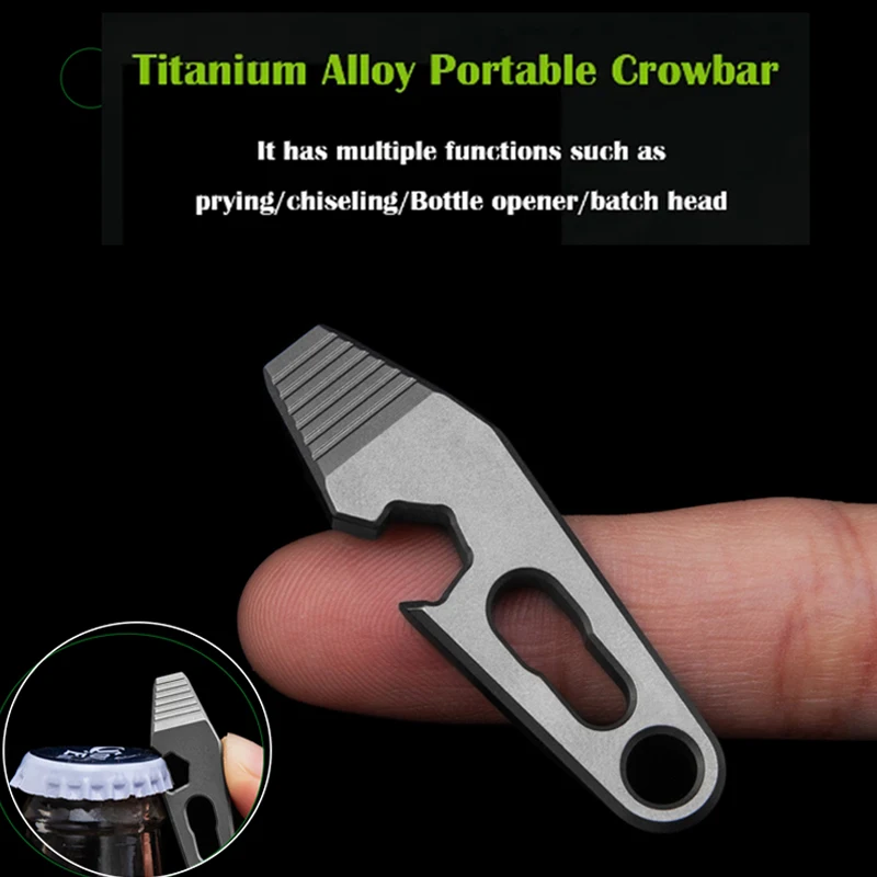 TC4 Titanium Alloy Crowbar Bottle Opener Hexagon Wrench EDC Outdoor Survival Self Defense Tools Multifunction Camping Gear Gift
TC4 Titanium Alloy Crowbar Bottle Opener Hexagon Wrench EDC Outdoor Survival Self Defense Tools Multifunction Camping Gear Gift