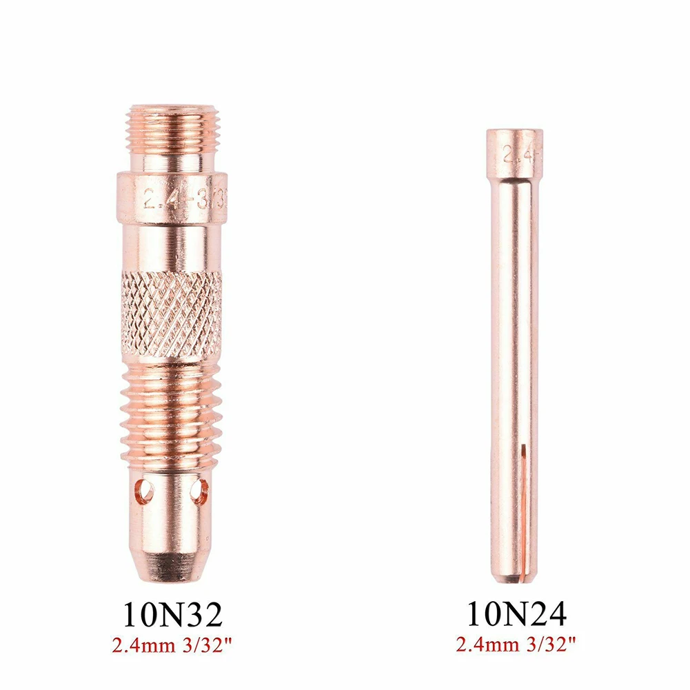 TIG Electrode Clip Kit Copper Collet Body Torch Welding Connector 1.0/1.6/2.4/3.2/4.0mm WP17 WP18 WP26 Welding Accessories
TIG Electrode Clip Kit Copper Collet Body Torch Welding Connector 1.0/1.6/2.4/3.2/4.0mm WP17 WP18 WP26 Welding Accessories