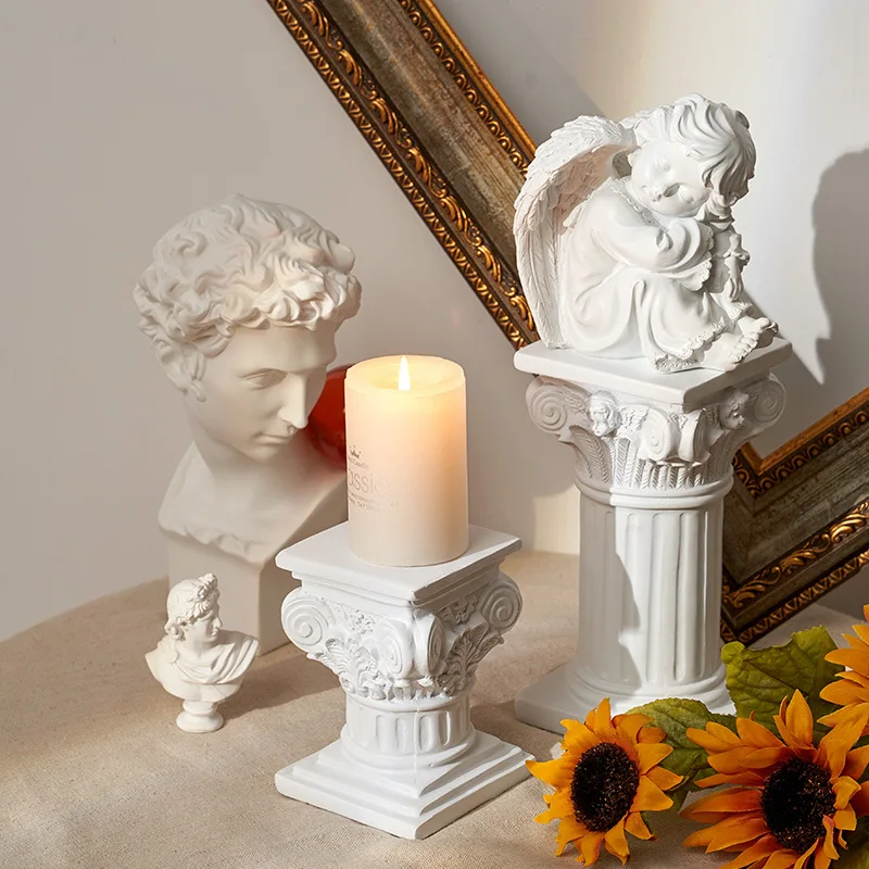 White Round Square Roman Column Decoration Home Living Room TV Cabinet Candle Holder Bookshelf Office Sculpture Ornament
White Round Square Roman Column Decoration Home Living Room TV Cabinet Candle Holder Bookshelf Office Sculpture Ornament