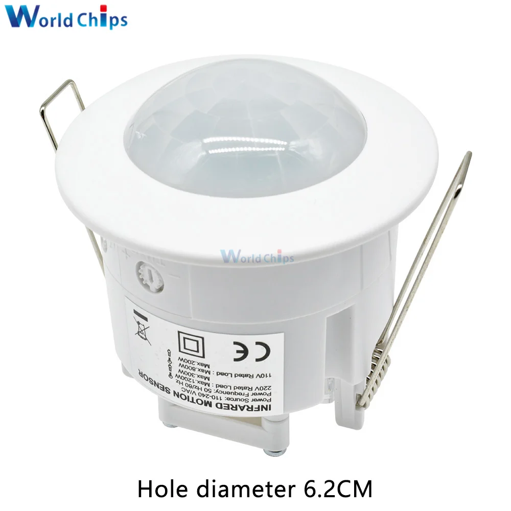 Инфракрасный датчик движения diymore для светодиодных ламп
Инфракрасный датчик движения diymore для светодиодных ламп