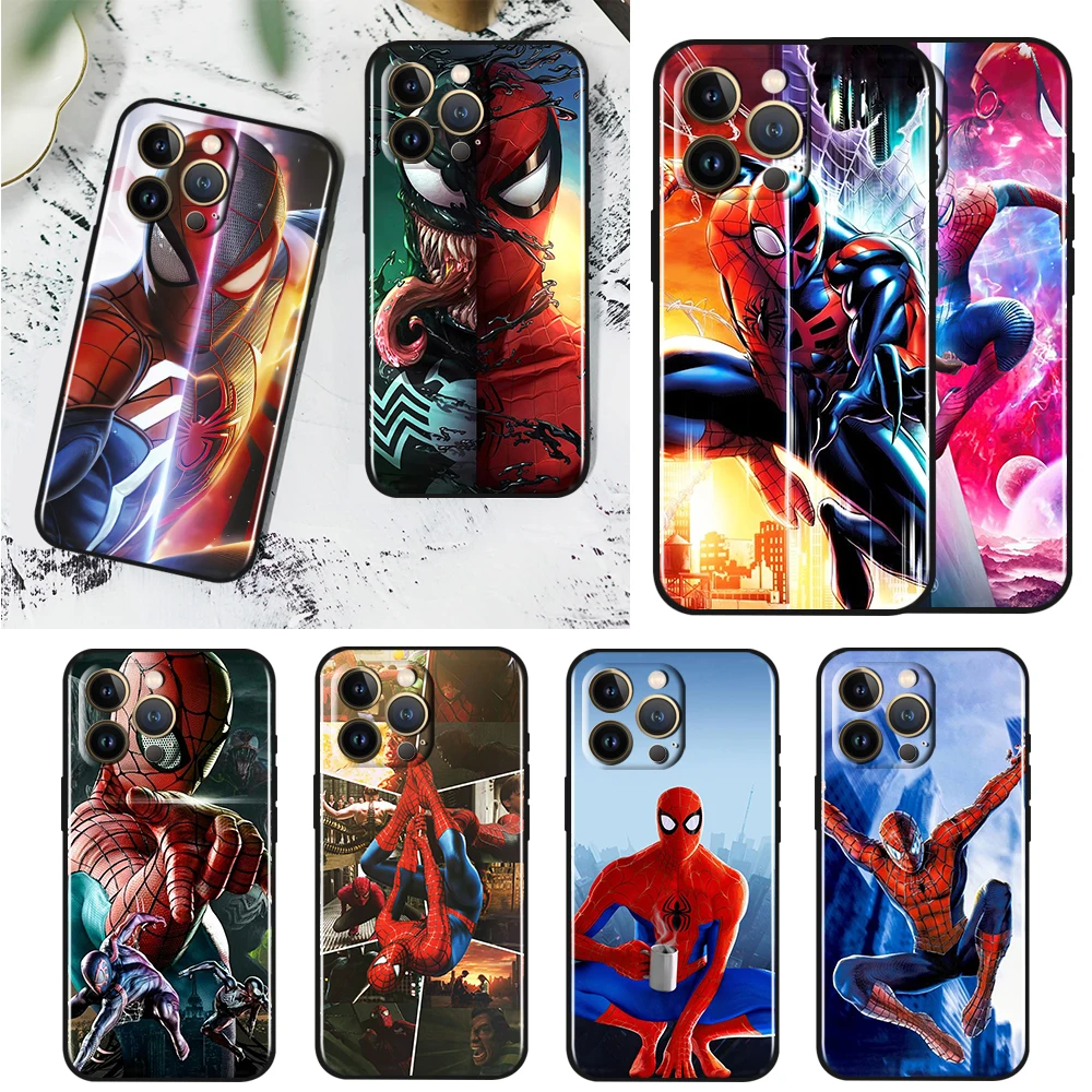 Marvel Avengers Spiderman Case For Apple iPhone 14 13 12 11 Pro Max Mini XS Max X XR 7 8 Plus SE2020 TPU Black Phone Cover
Marvel Avengers Spiderman Case For Apple iPhone 14 13 12 11 Pro Max Mini XS Max X XR 7 8 Plus SE2020 TPU Black Phone Cover