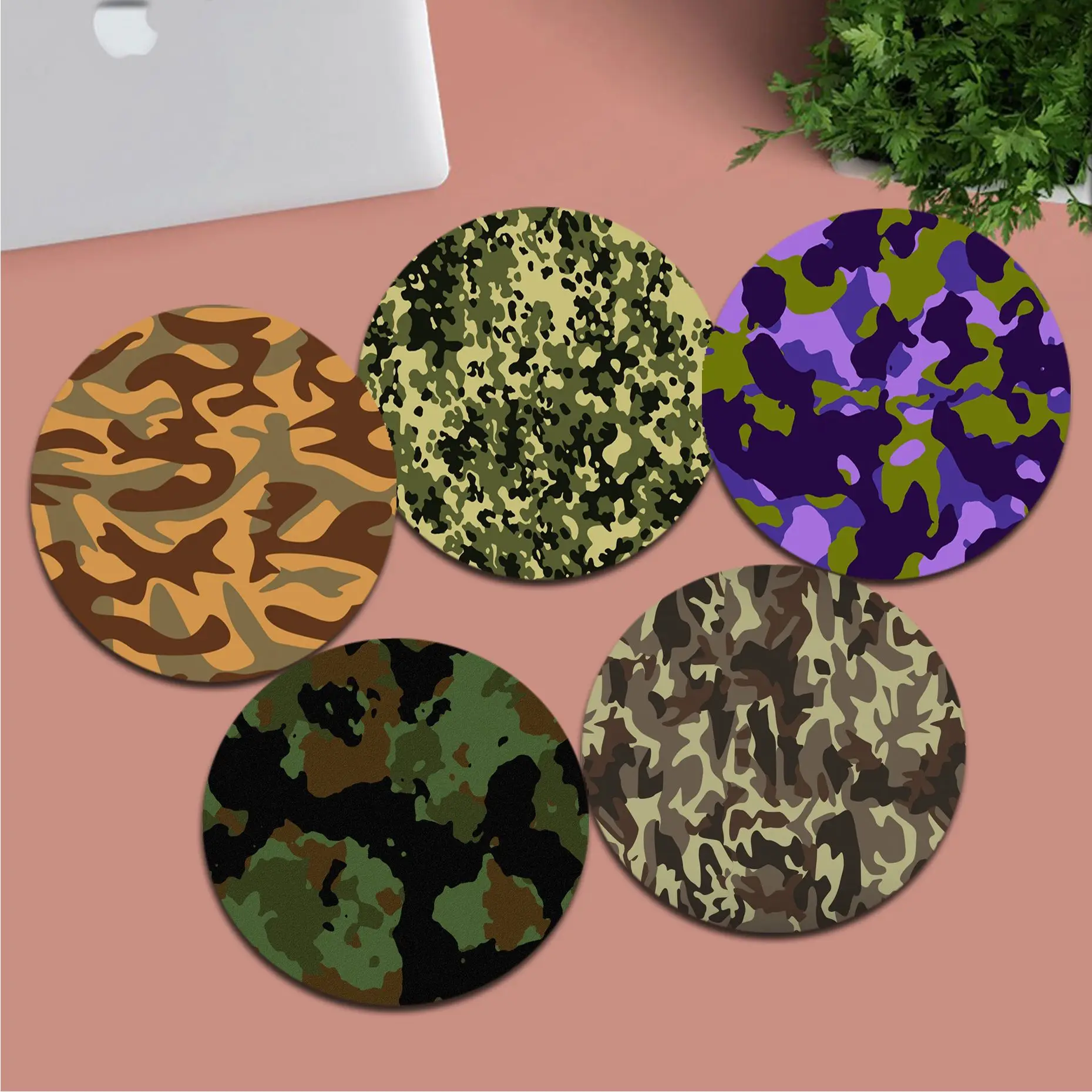 Camouflage Pattern Round Custom Skin Cabinet Gaming Laptop Computer Desk Mat Notbook Mouse Pad Mouse Mat for PC Mouse Carpet
Camouflage Pattern Round Custom Skin Cabinet Gaming Laptop Computer Desk Mat Notbook Mouse Pad Mouse Mat for PC Mouse Carpet