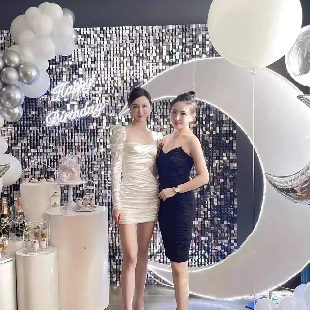 12PCS Shimmer Wall Backdrop Crystal Pneumatic Panel Sequins Art Wall backgroud Cloth Paint Wedding Birthday Party Decoration
12PCS Shimmer Wall Backdrop Crystal Pneumatic Panel Sequins Art Wall backgroud Cloth Paint Wedding Birthday Party Decoration
