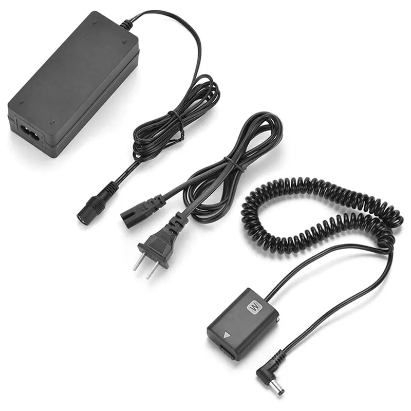 NP-FW50 Dummy Battery AC-PW20 AC Power Adapter for Sony A6000 A6400 A5100 A6100 A6300 NEX-5 A7 A7R A7II A7RIIA6500 ZV-E10 NEX F3
NP-FW50 Dummy Battery AC-PW20 AC Power Adapter for Sony A6000 A6400 A5100 A6100 A6300 NEX-5 A7 A7R A7II A7RIIA6500 ZV-E10 NEX F3