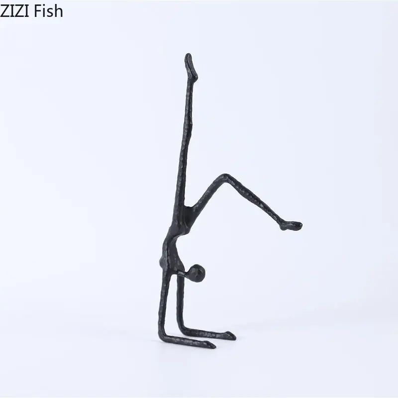 Inverted Gymnast Character Abstract Crafts Statue Modern Home Decor Yoga Figures Metal Sculpture Desk Decoration Ornaments
Inverted Gymnast Character Abstract Crafts Statue Modern Home Decor Yoga Figures Metal Sculpture Desk Decoration Ornaments