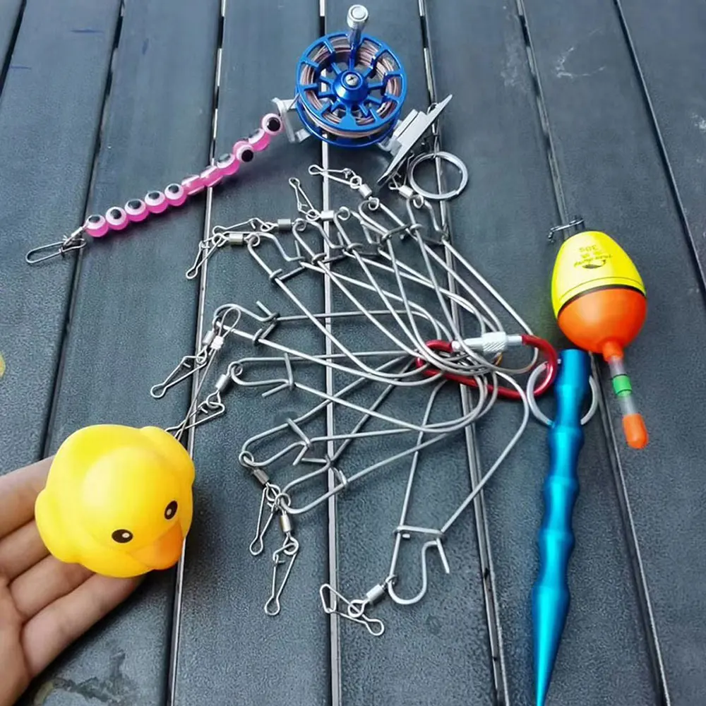 AS 10 Snaps Fishing Reel Lock Buckle Tackle Fishing Accessories Stainless Steel Chain Stringer Float Live Fish Lure Lock belt 
AS 10 Snaps Fishing Reel Lock Buckle Tackle Fishing Accessories Stainless Steel Chain Stringer Float Live Fish Lure Lock belt