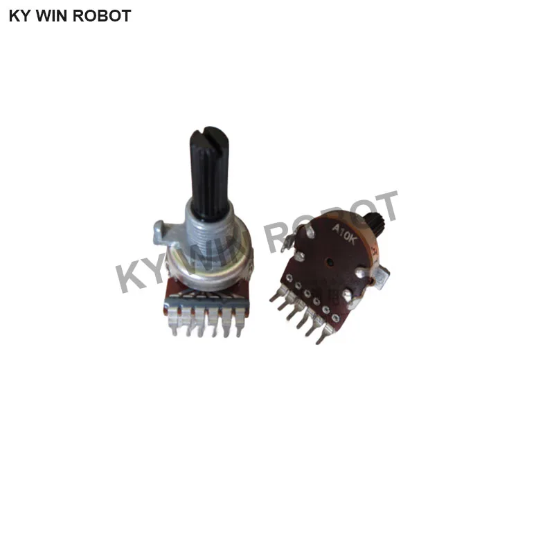 2pcs/lots A10KX2 imported Taiwan vertical A103 dual audio amplifier volume potentiometer shank length 20MM
2pcs/lots A10KX2 imported Taiwan vertical A103 dual audio amplifier volume potentiometer shank length 20MM