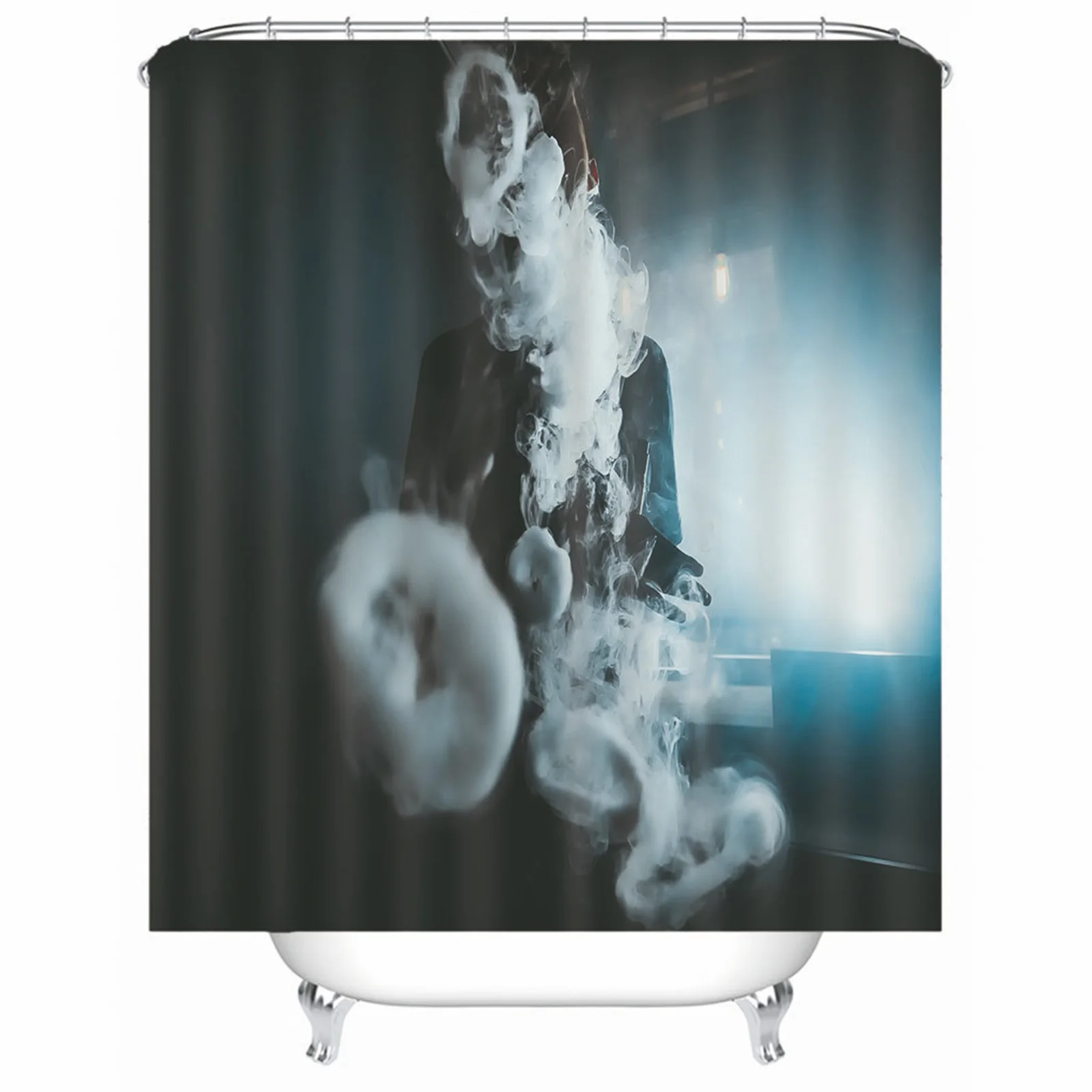 Shower Curtainspolyester People Smoke Dark Black Mold & Mildew Resistant Waterproof With Rustproof Grommets Hooks
Shower Curtainspolyester People Smoke Dark Black Mold & Mildew Resistant Waterproof With Rustproof Grommets Hooks