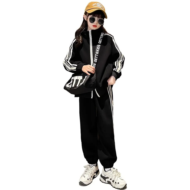 2023 Kids Girl Tracksuit Fall Autumn Hoodie Zipper 2pcs Teenager Sports Outfit Sets School Uniform 5 6 7 8 9 10 11 12 Years
2023 Kids Girl Tracksuit Fall Autumn Hoodie Zipper 2pcs Teenager Sports Outfit Sets School Uniform 5 6 7 8 9 10 11 12 Years