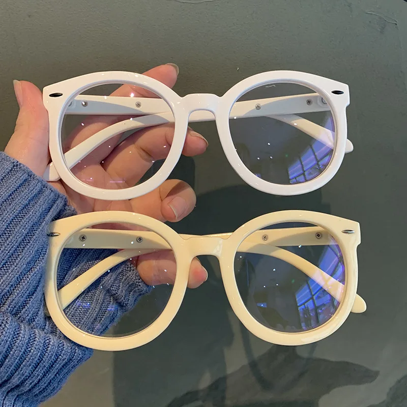 

New Unisex Big Round Polygon Glasses for Men Women Pc Frame Glasses Plain Glasses Nearsighted Eyewear Glasses Myopia Glasses
