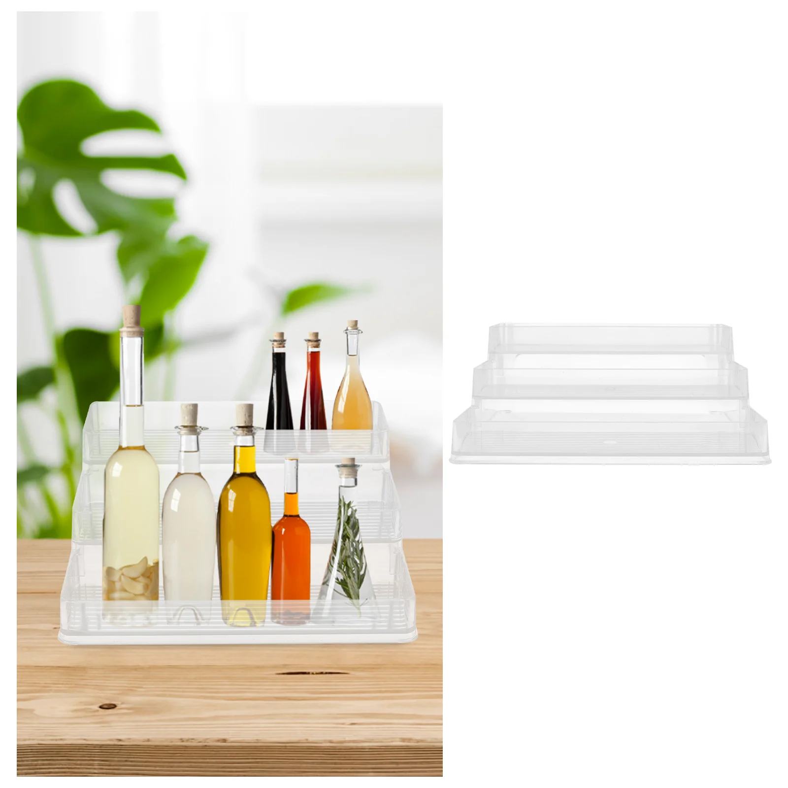3- tier Rack Shelf Organizer For Kitchen Pantry Cabinet Countertops Bathroom Desk Clear Vanity Office Craft Room
3- tier Rack Shelf Organizer For Kitchen Pantry Cabinet Countertops Bathroom Desk Clear Vanity Office Craft Room