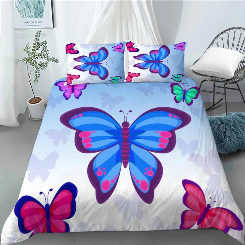 Colorful Beautiful Butterfly Flowers Bedding Set Duvet Cover Bedclothes Comforter Cover With Pillowcase For Kids Home 0506
Colorful Beautiful Butterfly Flowers Bedding Set Duvet Cover Bedclothes Comforter Cover With Pillowcase For Kids Home 0506