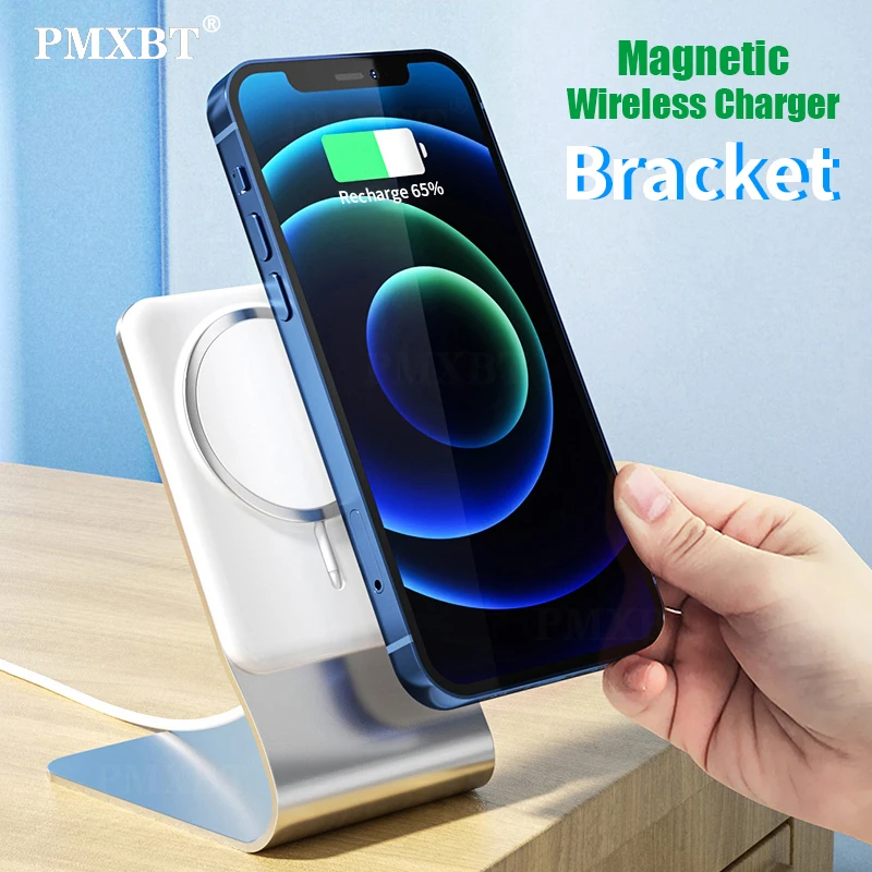 Magnetic Wireless Charger For iPhone 12 Pro Max Mini Charger With Bracket 15W Fast Charging Dock Station Quick Wireless Charger
Magnetic Wireless Charger For iPhone 12 Pro Max Mini Charger With Bracket 15W Fast Charging Dock Station Quick Wireless Charger