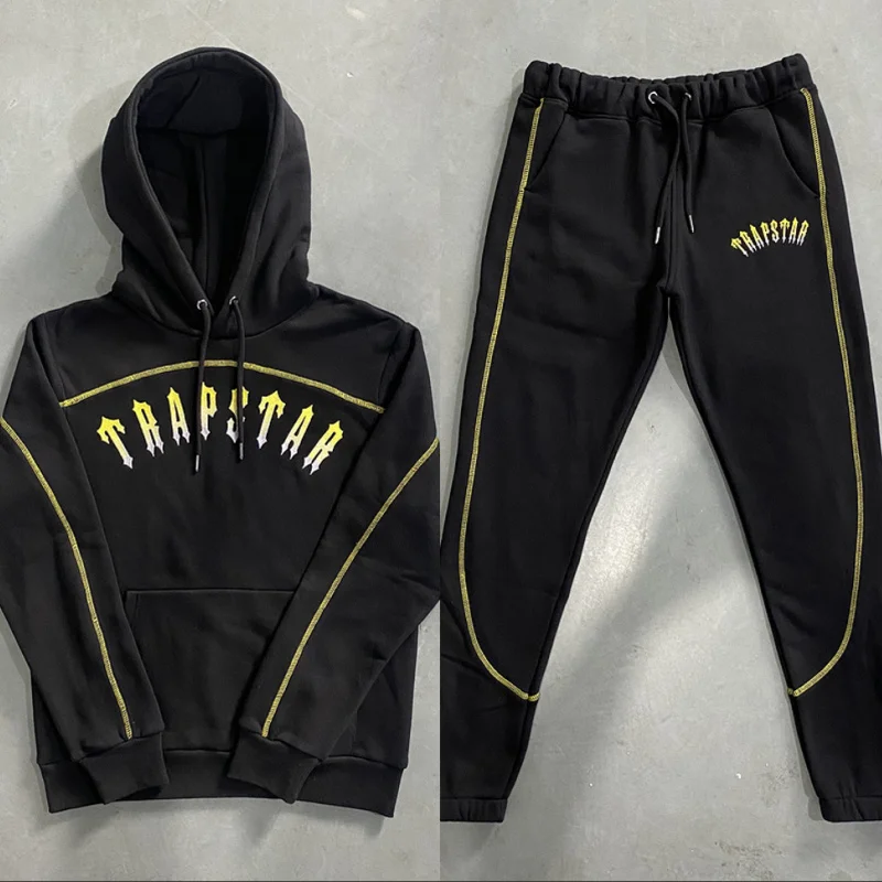 Towel Fleece Gradient Embroidery Trapstar London Hoodie Men Woman Best Quality Casual Golden Strip Hoody Pullovers
Towel Fleece Gradient Embroidery Trapstar London Hoodie Men Woman Best Quality Casual Golden Strip Hoody Pullovers