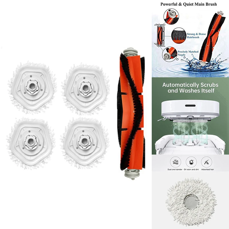 Replacement Parts For Dreame Bot W10 / W10 Pro Robot Vacuum Cleaner Removable Mop Cloths Mop Stents Main Brush
Replacement Parts For Dreame Bot W10 / W10 Pro Robot Vacuum Cleaner Removable Mop Cloths Mop Stents Main Brush