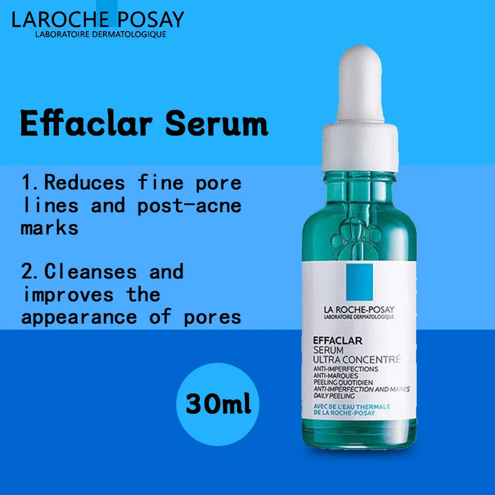 La Roche Posay Effaclar Facial Serum Gentle Exfoliation Diminishes Blemishes And Dark Spots Hydrates And Nourishes The Skin 30ml
La Roche Posay Effaclar Facial Serum Gentle Exfoliation Diminishes Blemishes And Dark Spots Hydrates And Nourishes The Skin 30ml