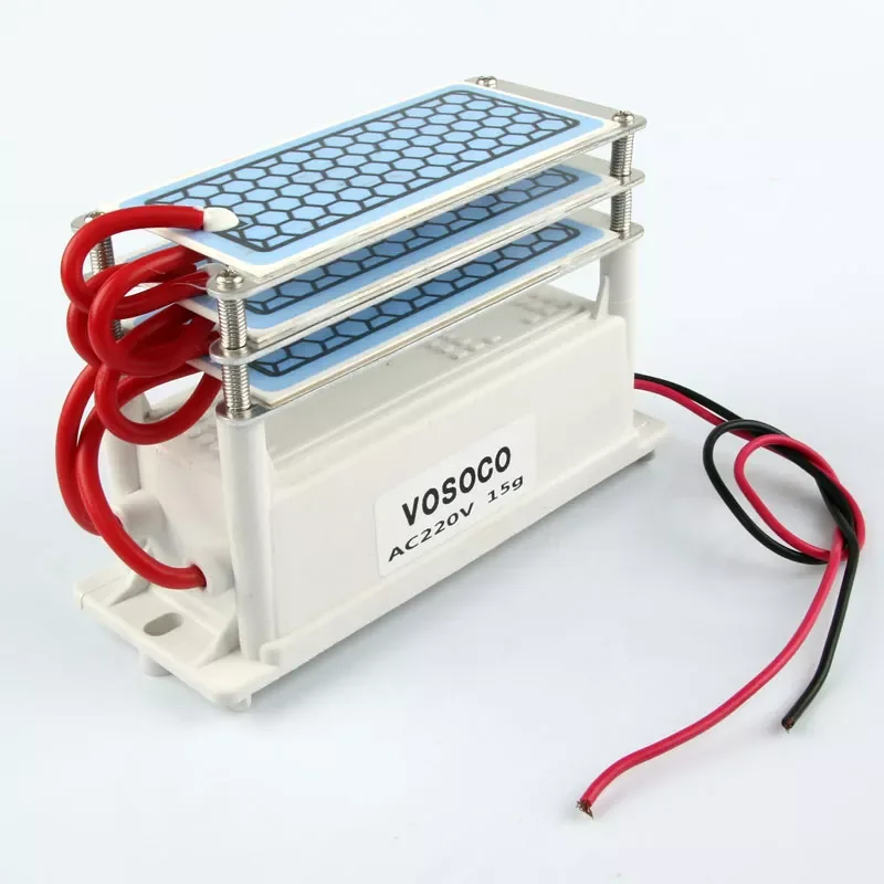 220V 15g Portable Ceramic Ozone Generator Three Integrated Long Life Ceramic Plate Ozonizer Air Water Air Purifier
220V 15g Portable Ceramic Ozone Generator Three Integrated Long Life Ceramic Plate Ozonizer Air Water Air Purifier