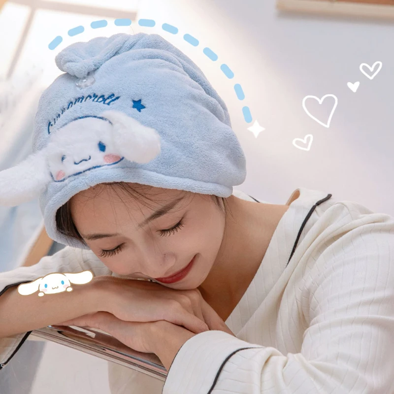 Sanrios Kawaii Cinnamonroll My Melody Dry Hair Cap Coral Fleece Absorbent Quick-Drying Girls Cartoon Cute White Dry Hair Towel
Sanrios Kawaii Cinnamonroll My Melody Dry Hair Cap Coral Fleece Absorbent Quick-Drying Girls Cartoon Cute White Dry Hair Towel