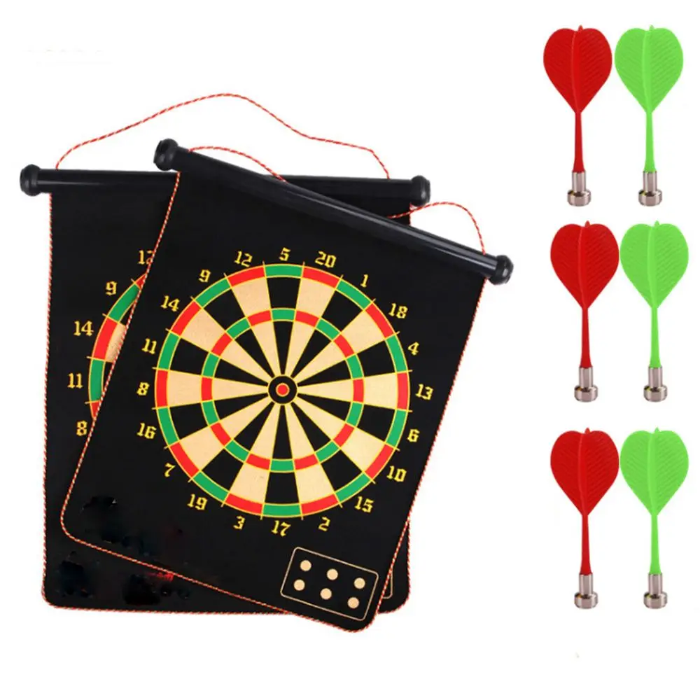 12/15/17Inches Double Sided Magnetic Dart Board Set with 4/6 Darts Indoor/Outdoor Fun Leisure Game Target Magnetic Darts Toys
12/15/17Inches Double Sided Magnetic Dart Board Set with 4/6 Darts Indoor/Outdoor Fun Leisure Game Target Magnetic Darts Toys