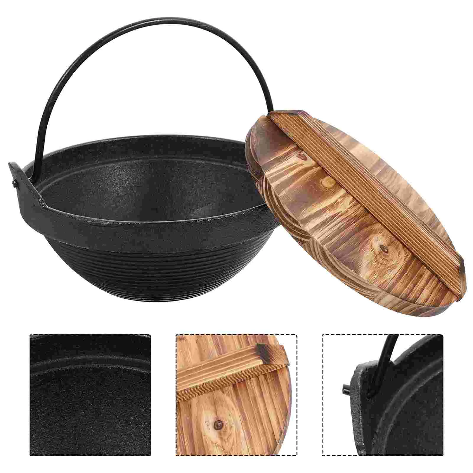Pot Non-stick Iron Outdoor Cooking Stove Picnic Cookware Camping Cooker Boiler Practical Stockpot Korean Saucepan
Pot Non-stick Iron Outdoor Cooking Stove Picnic Cookware Camping Cooker Boiler Practical Stockpot Korean Saucepan