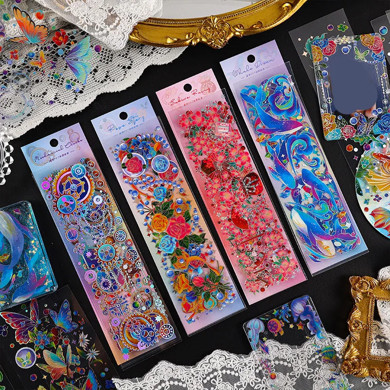 3 Sheets Colorful Bronzing Flowers Stickers aesthetic Diy Stickers Scrapbooking Journal Album Diary Deco Material Stationery
3 Sheets Colorful Bronzing Flowers Stickers aesthetic Diy Stickers Scrapbooking Journal Album Diary Deco Material Stationery