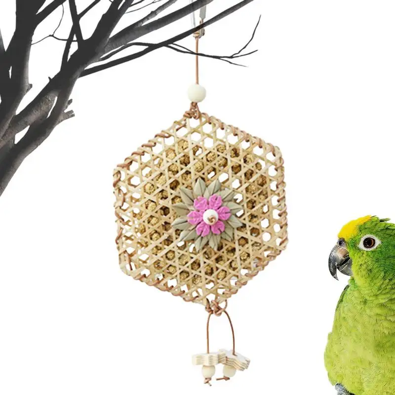 Foraging Toys For Parrots Conure Bite Toys Hangable Entertaining Natural Woven Foraging Toy For Cockatiels Parrots Budgies
Foraging Toys For Parrots Conure Bite Toys Hangable Entertaining Natural Woven Foraging Toy For Cockatiels Parrots Budgies
