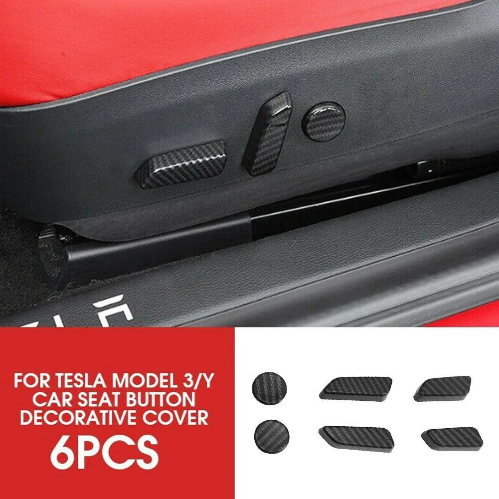 6Pcs/set Car Seat Adjustment Botton Trim for Tesla Model 3 Auto ABS Switch Cover Seat Button Trim Car Interior Accessories
6Pcs/set Car Seat Adjustment Botton Trim for Tesla Model 3 Auto ABS Switch Cover Seat Button Trim Car Interior Accessories