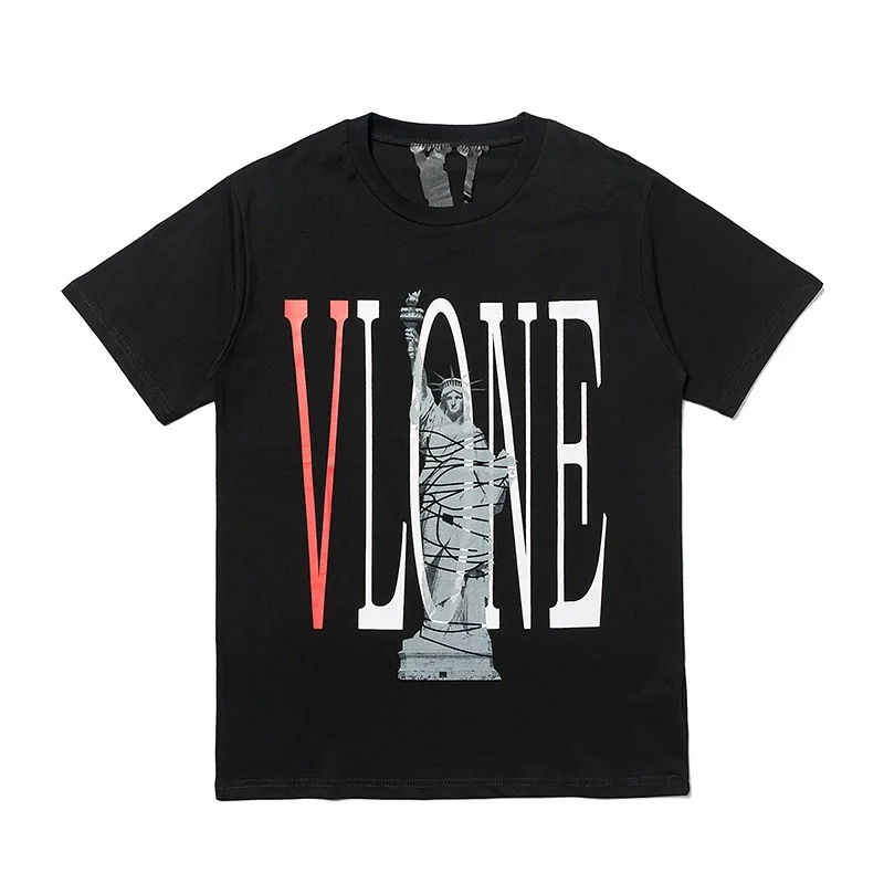 High Quality 22ss Statue of Liberty Vlone Letter Print Casual Large V Selective Rettroubled Short Sleeve T-shirt O Version
High Quality 22ss Statue of Liberty Vlone Letter Print Casual Large V Selective Rettroubled Short Sleeve T-shirt O Version