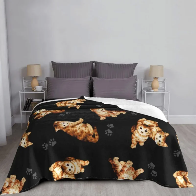 Cute Furry Kitten Cat Lover Blanket Fleece Autumn/Winter Portable Ultra-Soft Throw Blankets For Sofa Car Rug Piece
Cute Furry Kitten Cat Lover Blanket Fleece Autumn/Winter Portable Ultra-Soft Throw Blankets For Sofa Car Rug Piece