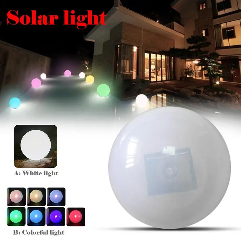 

Pool Floating Lights Waterproof Solar Powered Pood Lights Outdoor Lantern Landscape Decoration Lamp For Pool Pond Event Party