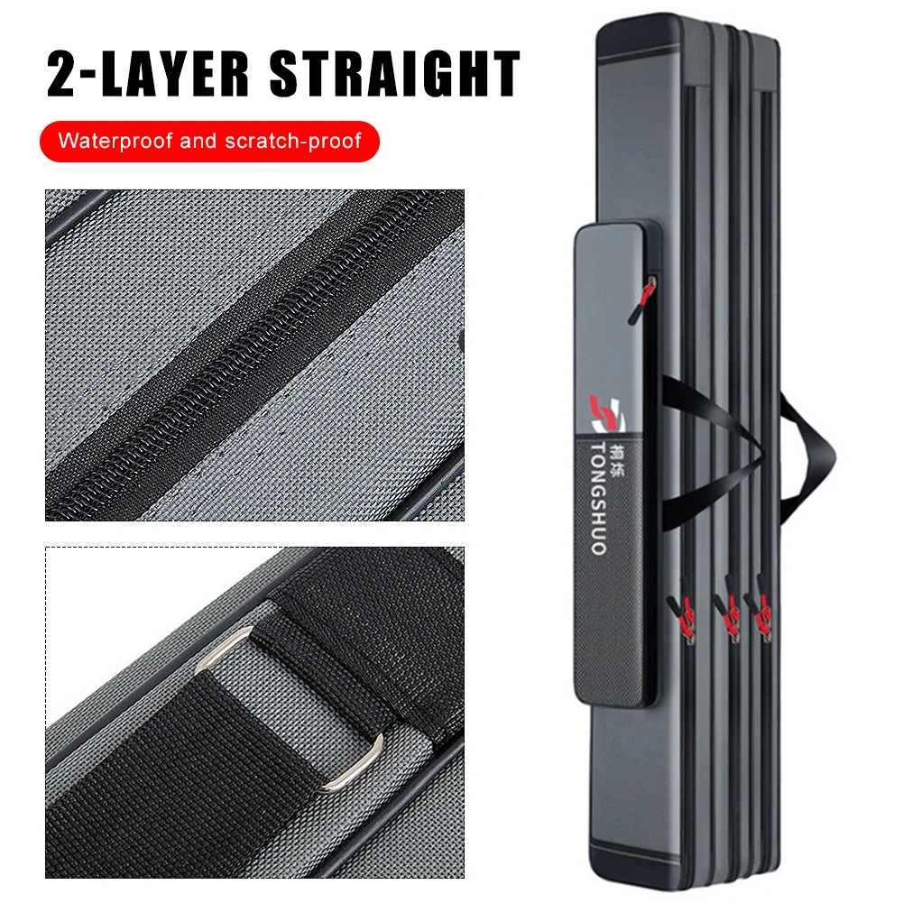 Portable Fishing Rod Carrier Bag 70/80/90cm 2-Layer Fishing Rod Case Oxford 3 Fishing Tackle Accessories
Portable Fishing Rod Carrier Bag 70/80/90cm 2-Layer Fishing Rod Case Oxford 3 Fishing Tackle Accessories