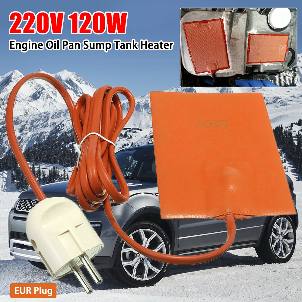New 220v 120w Car Engine Oil Pan Tank Heater Mat Reduce Wear Pad Eu Plug 210cm Orange Silicone Rubber Tank Heater Plate Pad
New 220v 120w Car Engine Oil Pan Tank Heater Mat Reduce Wear Pad Eu Plug 210cm Orange Silicone Rubber Tank Heater Plate Pad