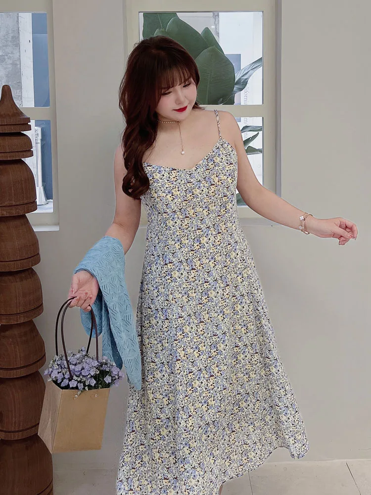 Women Dresses Elegant Fashion A-LINE Mid-Calf Spaghetti Strap V-Neck Summer Floral Sleeveless
Women Dresses Elegant Fashion A-LINE Mid-Calf Spaghetti Strap V-Neck Summer Floral Sleeveless