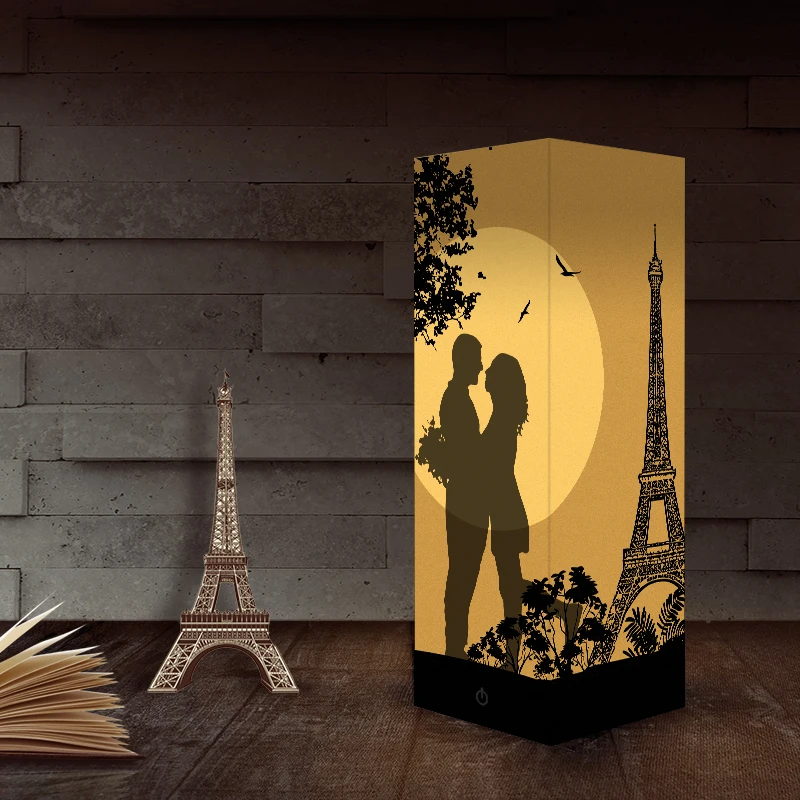 Desk Accessories 3D Paper Lamp Lover Couple Night Light Led Decorative Bedside Shadow Lamps For Wedding Gift
Desk Accessories 3D Paper Lamp Lover Couple Night Light Led Decorative Bedside Shadow Lamps For Wedding Gift