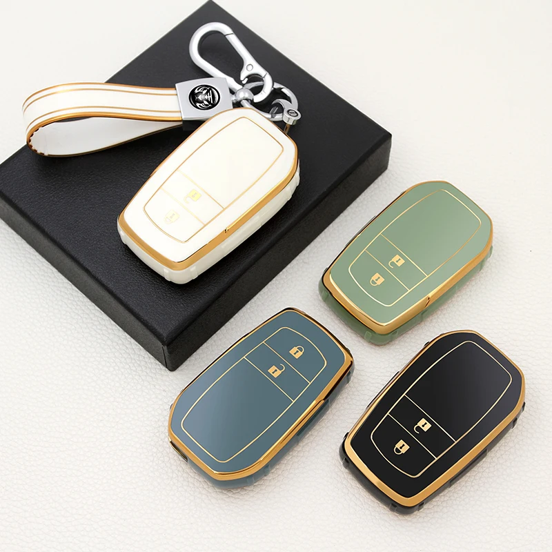 Soft Shell TPU Material Car Key Case Cover For Toyota Corolla Camry CHR C-HR RAV4 Land Cruiser Prado Avalon Keyless Accessories
Soft Shell TPU Material Car Key Case Cover For Toyota Corolla Camry CHR C-HR RAV4 Land Cruiser Prado Avalon Keyless Accessories