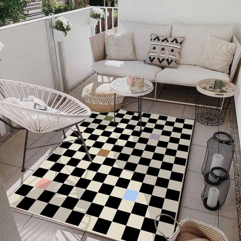 Color Checkerboard Plaid Carpet Moroccan Living Room Bedroom Rug Anti-skid Entry Door Mats Household Bedside Rugs Bay Window Mat
Color Checkerboard Plaid Carpet Moroccan Living Room Bedroom Rug Anti-skid Entry Door Mats Household Bedside Rugs Bay Window Mat