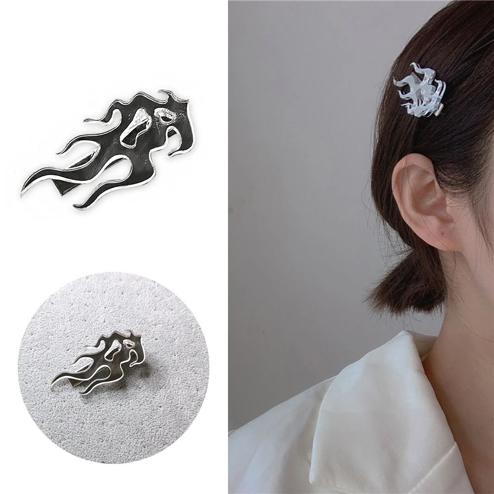 1PC New Punk Hip Hop Flame Mirror Metal Hair Clips Wave Sun Hairpins Barrette Hair Accessories Streetwear Jewelry 
1PC New Punk Hip Hop Flame Mirror Metal Hair Clips Wave Sun Hairpins Barrette Hair Accessories Streetwear Jewelry