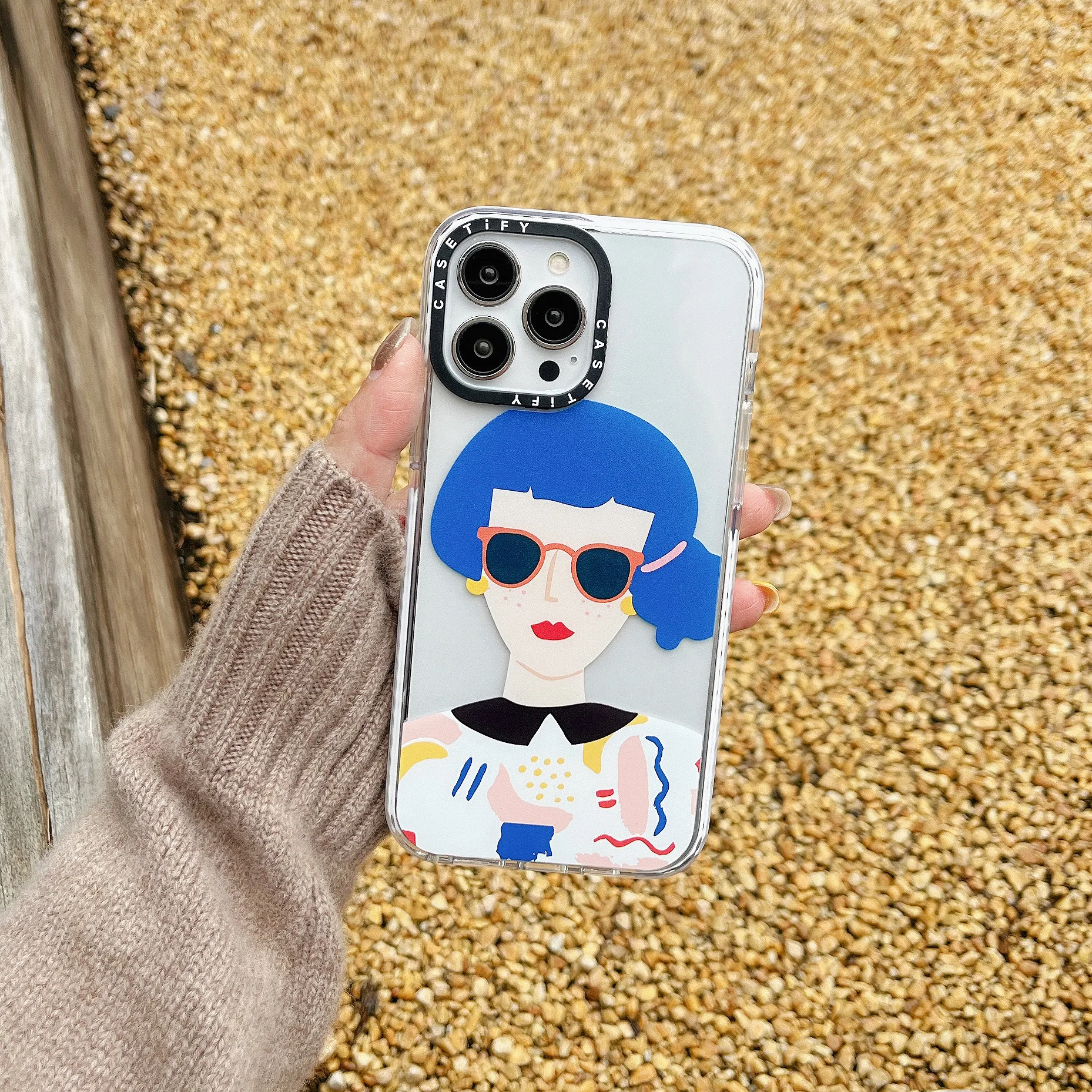 Casetify Fashion Cartoon Sunglasses Girl Phone Case for Iphone 11 12 13 14 Pro Max Plus Tide Brand Clear Hard Shell Anti-fall
Casetify Fashion Cartoon Sunglasses Girl Phone Case for Iphone 11 12 13 14 Pro Max Plus Tide Brand Clear Hard Shell Anti-fall