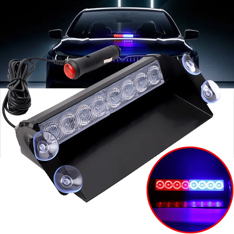 12 LED Car Dash Emergency Strobe Flash Light Bar Police Warning Lamp Dashboard Car Sucker Strobe Light 10 Strobe Modes
12 LED Car Dash Emergency Strobe Flash Light Bar Police Warning Lamp Dashboard Car Sucker Strobe Light 10 Strobe Modes