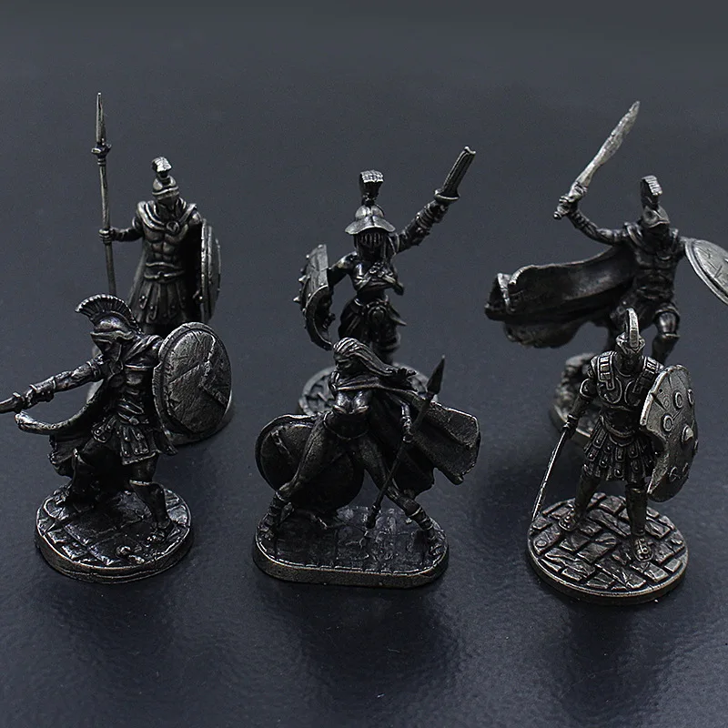 1pcs Ancient Spartan Rome Soliders Figurines Miniatures Vintage Metal Soldiers Model Statue Desktop Ornament Gift
1pcs Ancient Spartan Rome Soliders Figurines Miniatures Vintage Metal Soldiers Model Statue Desktop Ornament Gift