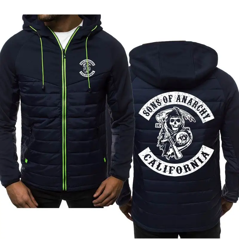 

2022 neue frühling und herbst langarm farbe zipper mit kapuze herren jacke, SÖHNE VON NANRVHY auto logo druck