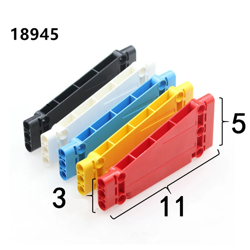 Rainbow Pig MOC Parts 18945 High-Tech Panel Plate 5 x 11 x 1 Tapered Compatible Bricks DIY Building Blocks Particle Brain Toys
Rainbow Pig MOC Parts 18945 High-Tech Panel Plate 5 x 11 x 1 Tapered Compatible Bricks DIY Building Blocks Particle Brain Toys