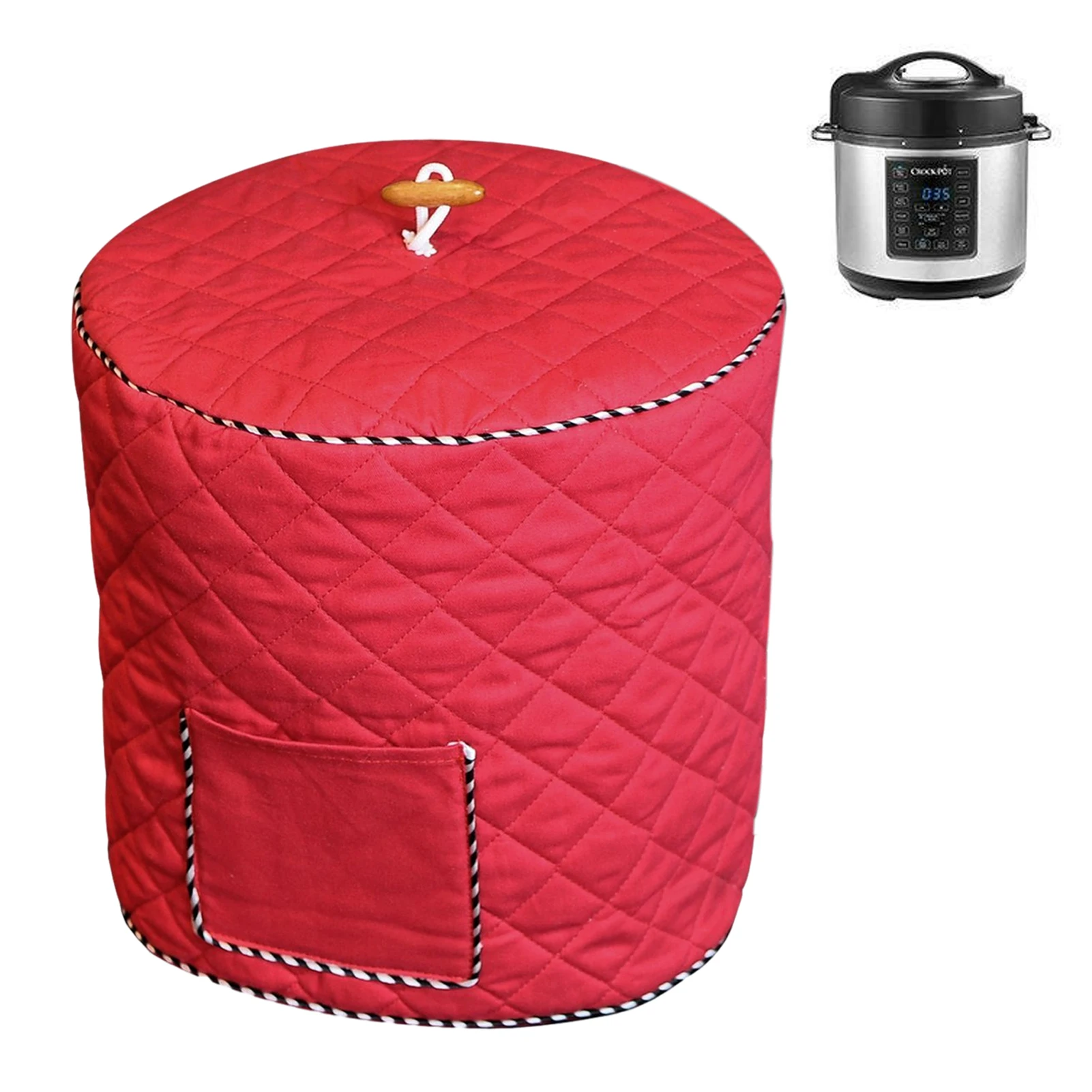 Wear Resistant Dust Cover Reusable 6Qt 8Qt Anti Static Foldable Wrap With Pocket Home Washable Pressure Cookers Accessories
Wear Resistant Dust Cover Reusable 6Qt 8Qt Anti Static Foldable Wrap With Pocket Home Washable Pressure Cookers Accessories