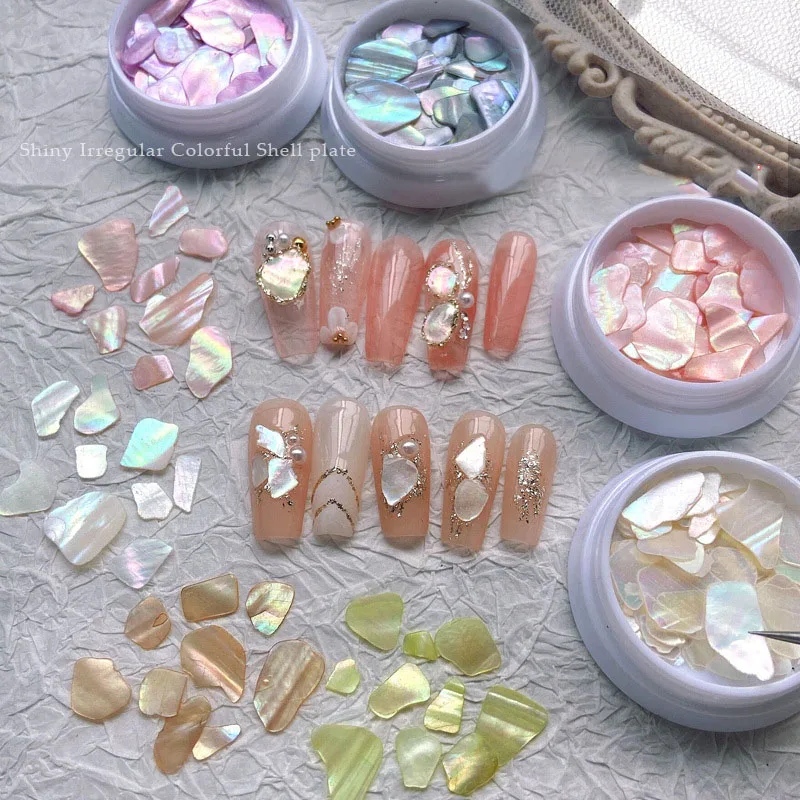 1 Box Candy Colors Natural Shell Nail Art Charms Rhinestones Aurora AB Can Be Broken For DIY Nail Art Decoration Supplies
1 Box Candy Colors Natural Shell Nail Art Charms Rhinestones Aurora AB Can Be Broken For DIY Nail Art Decoration Supplies